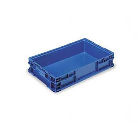Stakpak Modular Straight Wall Container, 24L X 15W X 5H, Blue